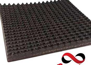 Correia transportadora borracha corrugada Correia transportadora borracha corrugada