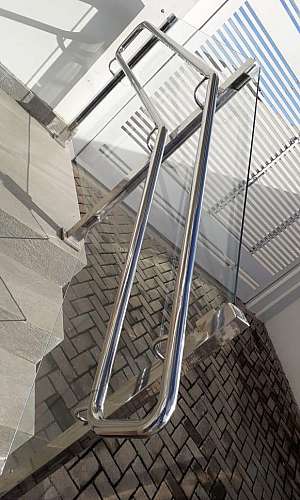 corrimão duplo de inox corrimão duplo de inox