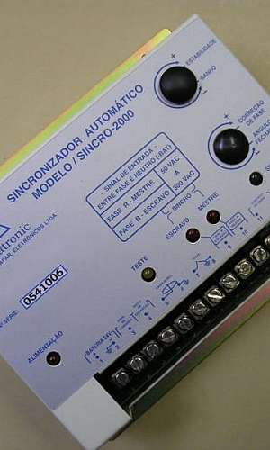 sincronizador para grupos geradores em paralelo sincronizador para grupos geradores em paralelo